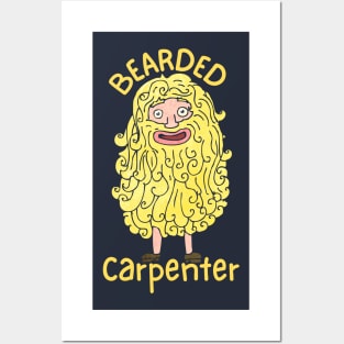 Yellow Bearded Carpenter Posters and Art